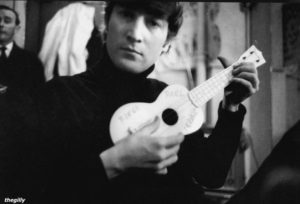 John Lennon with Ukulele 