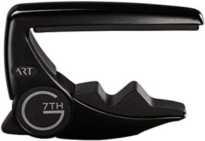 black guitar capo